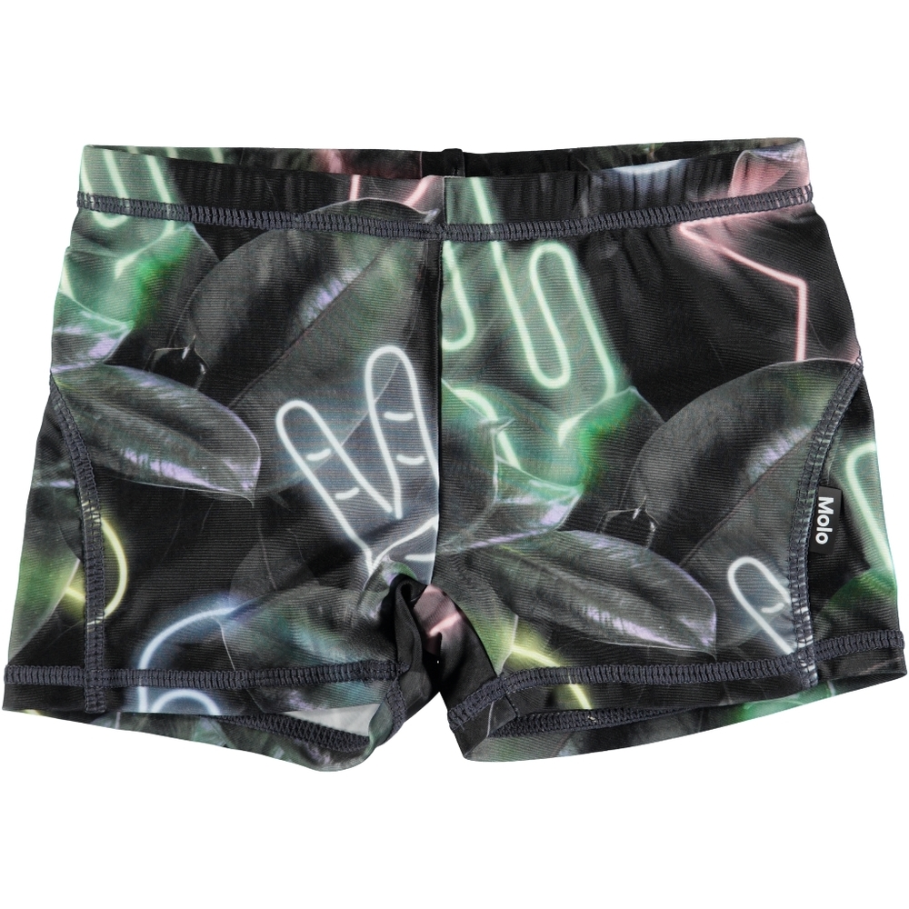 NWT Molo Norton Neon Signs Swim Shorts For Boys